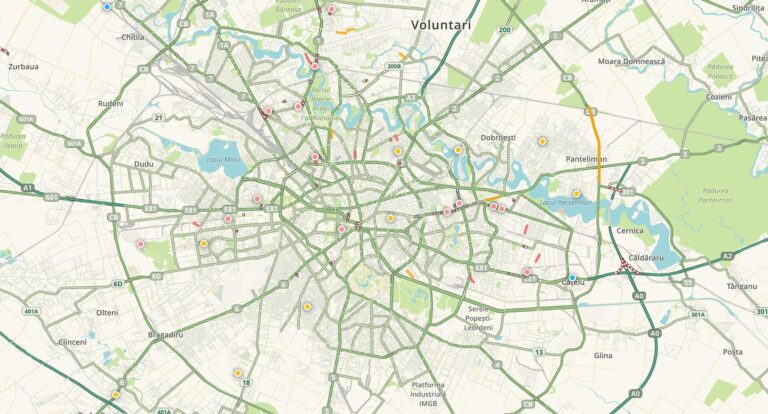 Trafic lejer în Capitală, în prima zi de muncă din an. Când reîncep ambuteiajele