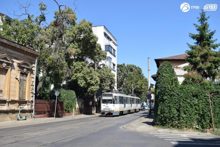 Un șantier Apa Nova deviază tramvaiele 14 și 55 în weekend. TPBI înființează liniile navetă de autobuz 614 și 655