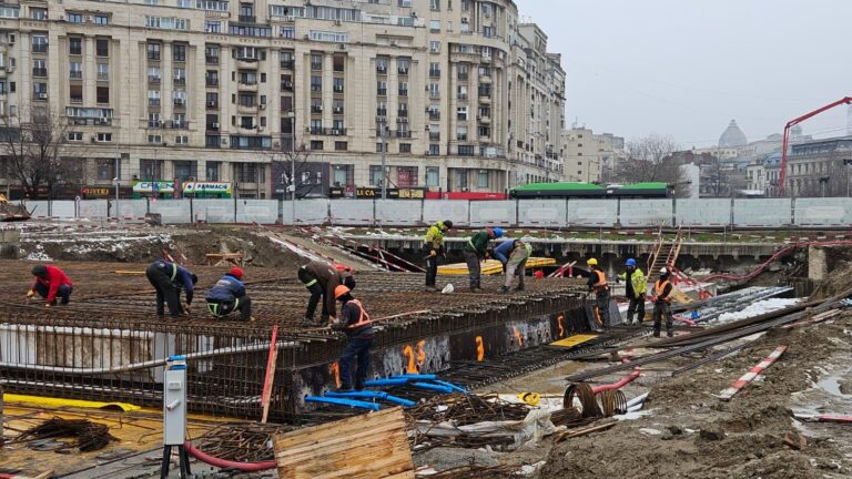 Stadiul lucrărilor de la Planșeul Unirii: Constructorul anunță o finalizare anticipată