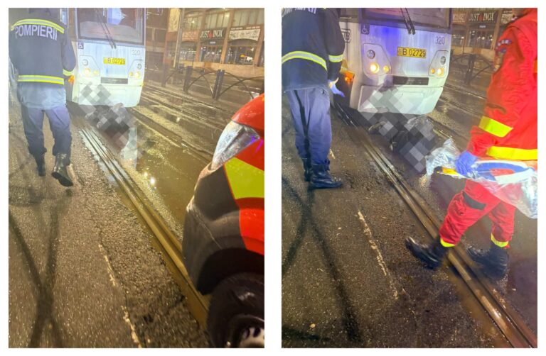 Tragedie pe Șoseaua Colentina: Un bărbat a fost prins sub un tramvai