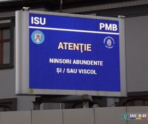 Cod portocaliu de ninsoare și viscol în București și Ilfov