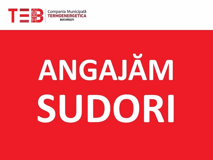 CMTEB recrutează sudori autorizați ISCIR pentru rețeaua termică