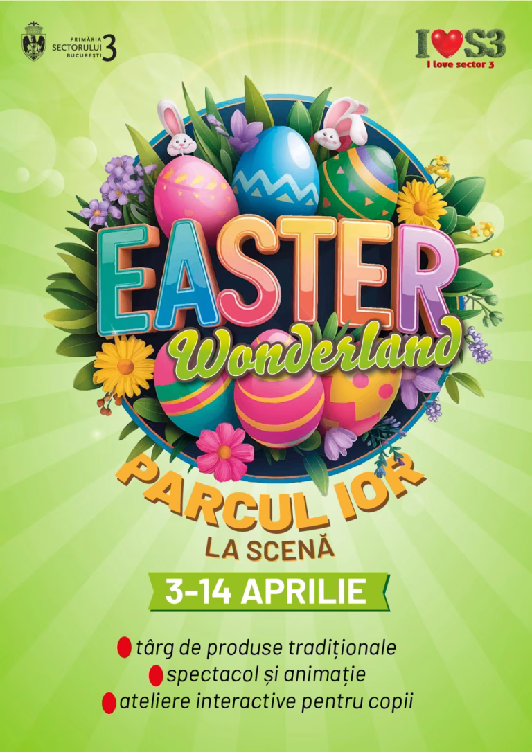 Easter Wonderland ajunge în Parcul IOR. Două săptămâni de distracție pentru copii