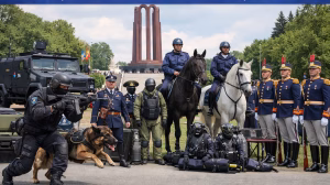 Jandarmeria Română sărbătorește 176 de ani cu activități publice în Parcul Carol I