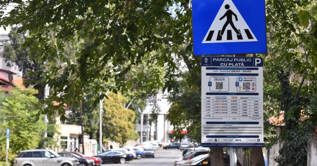 Parcări non-stop cu plată și senzori de validare în Sectorul 6 - Sector 6