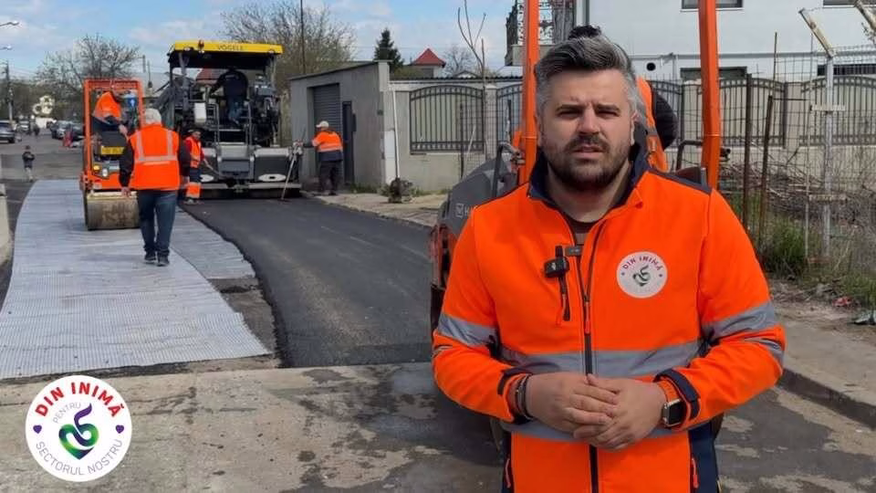 Primăria Sectorului 5 a turnat 160 tone asfalt pe strada Neptun - Utile