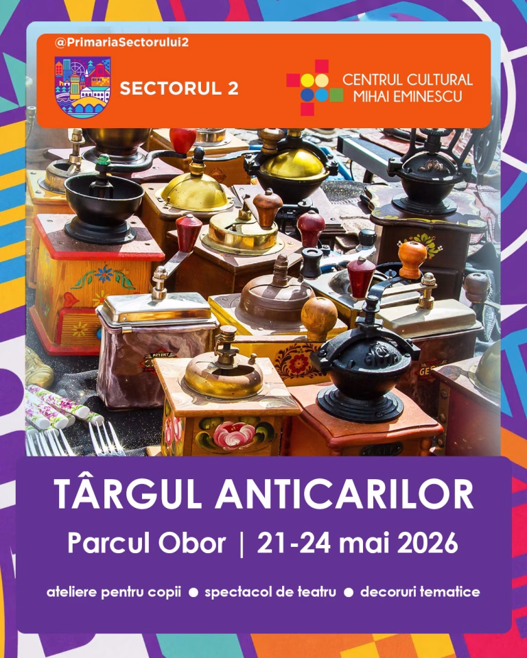 Sector 2 | Târgul Anticarilor revine în Parcul Obor