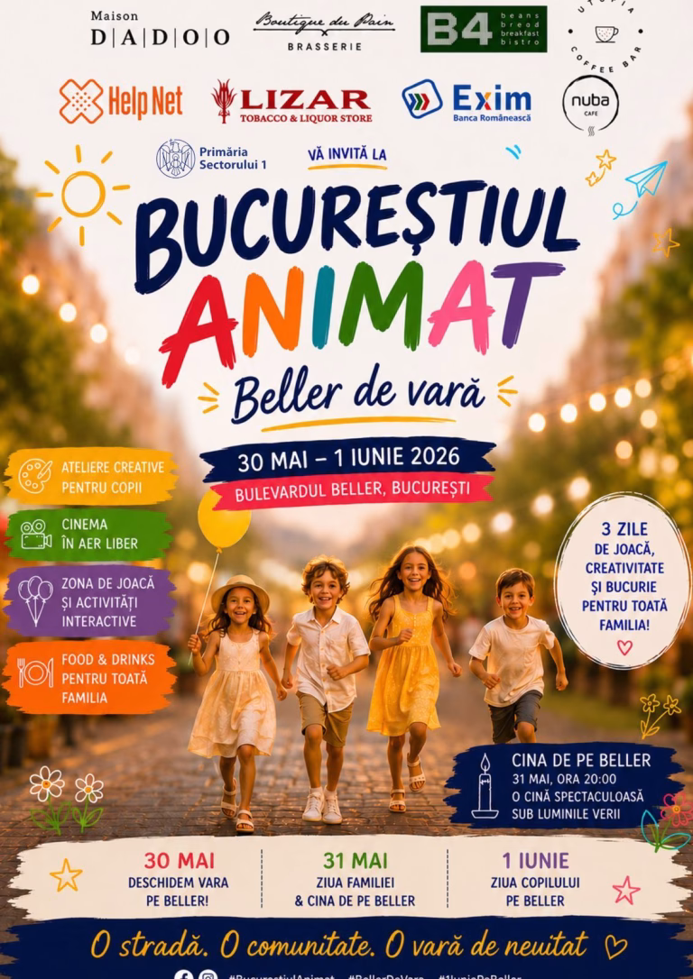 Weekend de comunitate pe Radu Beller, cu joacă, sport, cinema și cină în aer liber