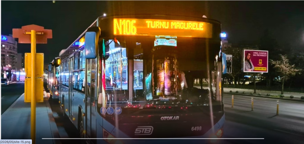 Linia de noapte N106 va circula pe traseu modificat în 25-26 mai - Utile