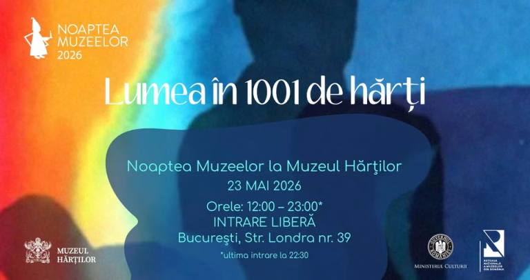 Muzeul Hărților organizează Noaptea Muzeelor pe 23 mai