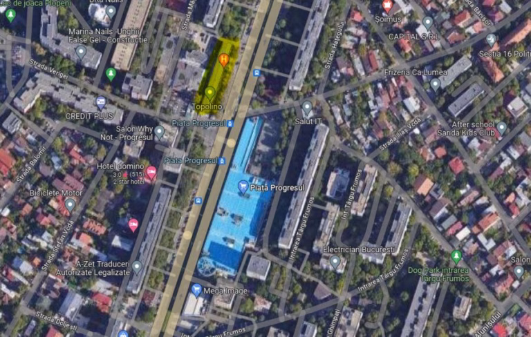Piața Progresul: clădire de 15 ani propusă pentru demolare