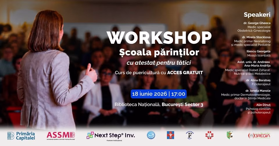 ASSMB organizează workshop gratuit de puericultură pe 18 iunie - Utile
