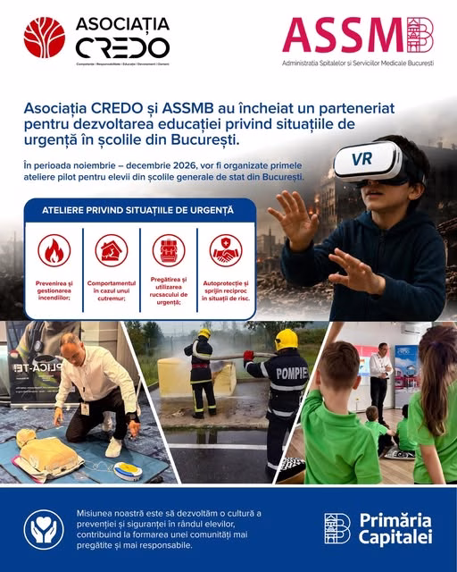 ASSMB și Asociația CREDO pregătesc ateliere de urgență pentru elevi - Utile