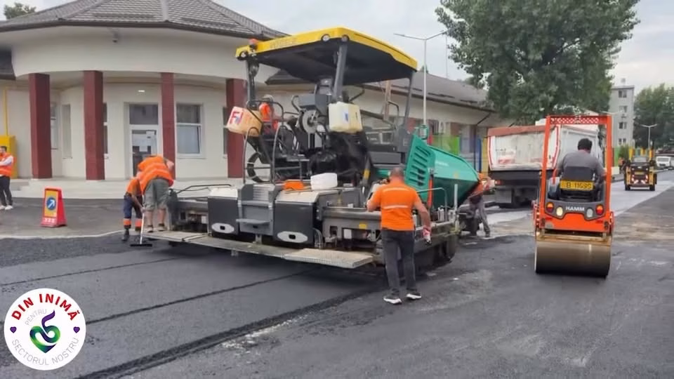 Primăria Sectorului 5 asfaltează străzi lângă Grădinița 54 - Utile