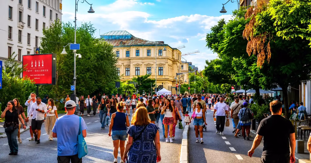 Calea Victoriei devine pietonală în 1-2 august - Evenimente