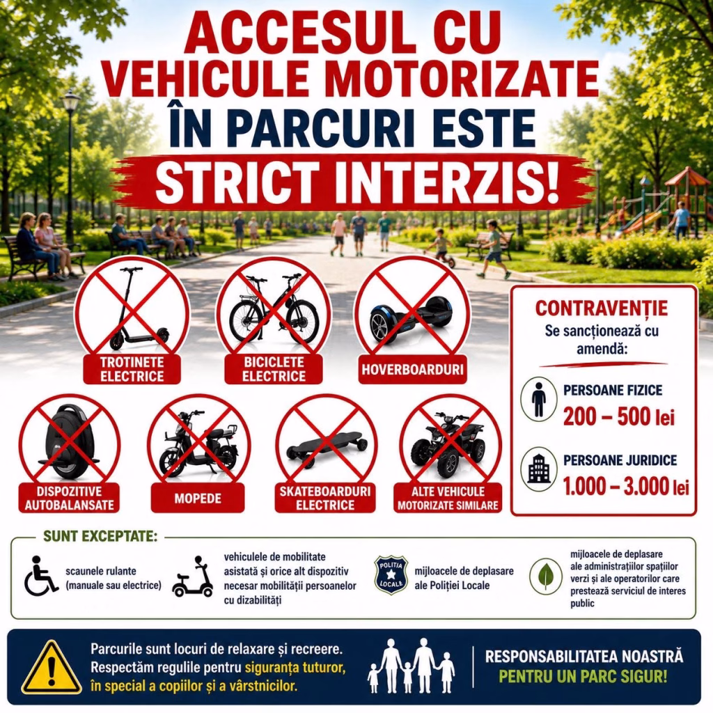 Primăria Sectorului 2 interzice accesul auto în parcuri - Bucuresti