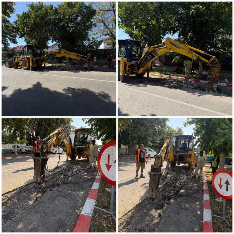 Euro ApaVol continuă modernizarea infrastructurii din Voluntari. Lucrări pe strada Gheorghe Dincă