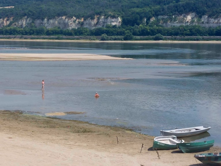 Nivelul Dunării a scăzut din nou la Cernavodă