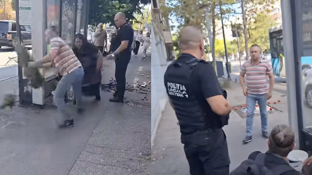 Poliția Locală Sector 1 verifică un agent filmat abuziv - Bucuresti