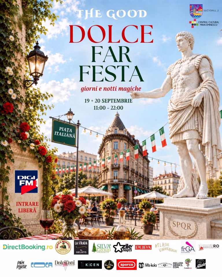 Festival italian gratuit în București. Două zile de spectacole în Piața Italiană