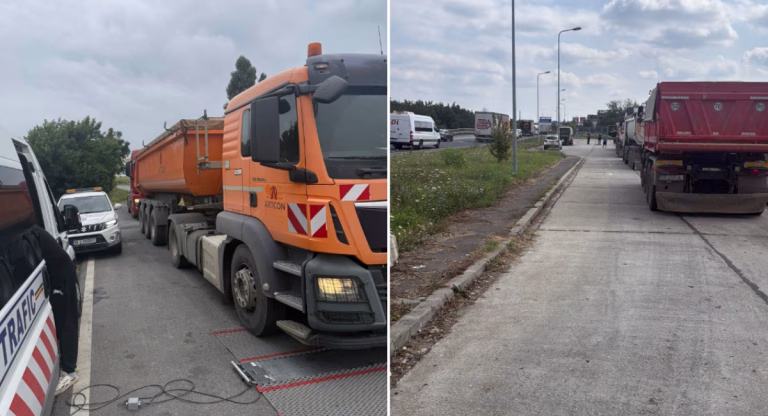 Controale pe A0 Sud: 56 de amenzi de 112.000 de euro în două zile