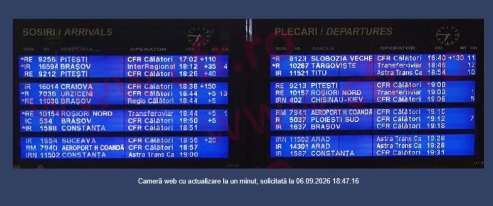 Incendiu la o locomotivă de marfă în Gara Buftea - Bucuresti