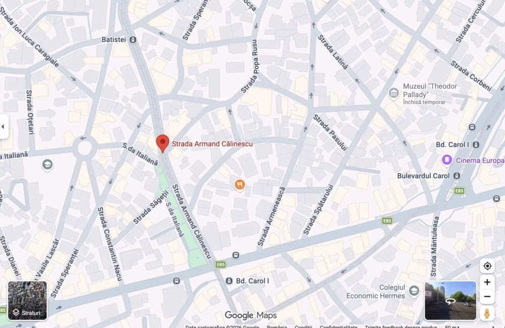 Vestigii posibile descoperite pe Strada Armand Călinescu - Bucuresti