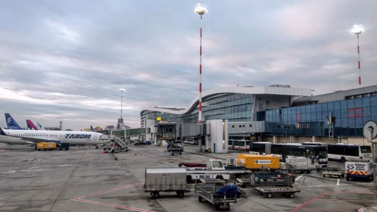Incendiu la toaleta Aeroportului Henri Coandă, o femeie reținută