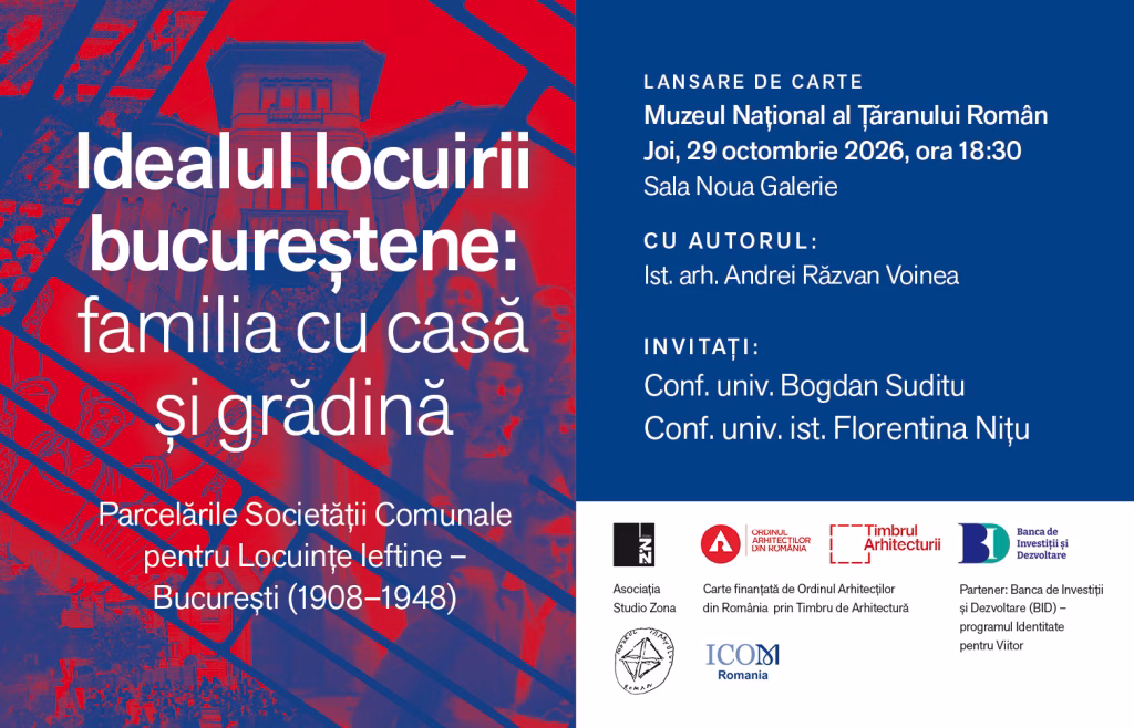 Muzeul Țăranului Român găzduiește lansarea unei cărți despre locuire - Evenimente