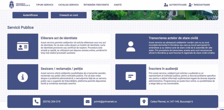 Primăria Sectorului 6 introduce programări online la Starea Civilă