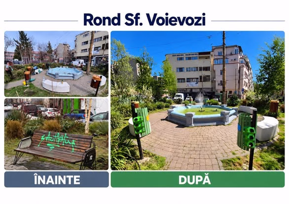 Proiectul „La Rond” reamenajează Piața Sfinții Voievozi, Sector 1 - Utile